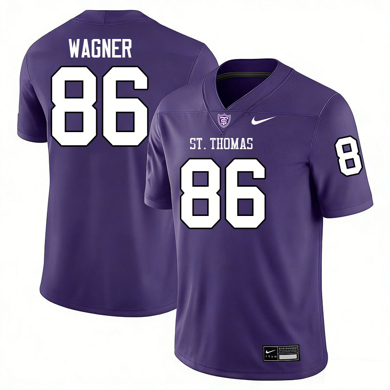 St. Thomas-Minnesota Tommies #86 Patrick Wagner College Football Jerseys,Uniforms-Purple